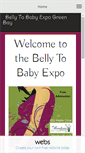 Mobile Screenshot of bellytobabyexpogb.com