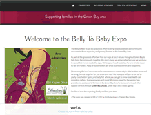 Tablet Screenshot of bellytobabyexpogb.com
